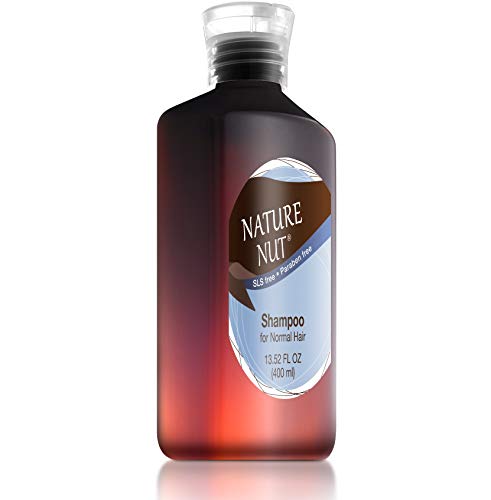 Nature Nut Hair Shampoo for Normal Hair - Hypoallergenic Moisturizing Hair Repair Treatment Cleansing Shampoo with 5 Nut Hydration Boost Formula for Hair & Scalp