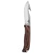 Benchmade - Saddle Mountain Skinner 15003-2 Knife with Hook, Drop-Point Blade, Plain Edge, Satin Finish, Stabilized Wood Handle