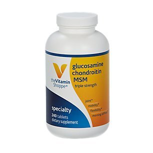 the Vitamin Shoppe Triple Strength Glucosamine Chondroitin MSM (240 Tablets)