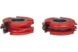 Freud UP262 2-Sided Ogee Profile Shaper Cutter Set For 3/4-Inch Rail And Stile Doors, 1-1/4 Bore