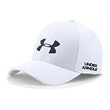 Under Armour Men's Golf Headline Cap, White/White, Large/X-Large