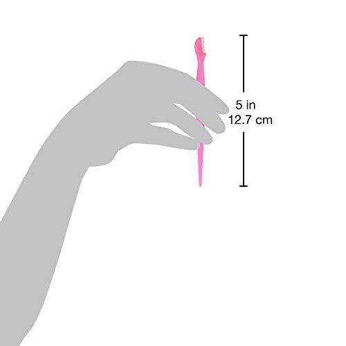 Noxzema Eyebrow Shaper, 3 Count; Small, Compact Razors Expertly Trim Eyebrows and Facial Hair for Precision Shaping and Cosmetic Grooming with Professional Results; Equipped with Protective Skin Guard - Thumbnail 7