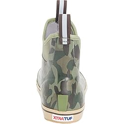 Xtratuf Men's Ankle Deck Boat Fishing Boots, Camo, 9
