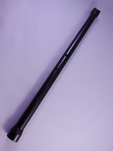 Shakuhachi Japanese PVC Flute 1.8 in key D (Black color)