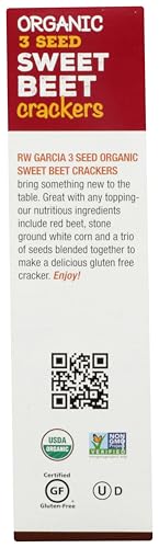 RW GARCIA ORGANIC SWEET BEET CRACKERS, 5.5 OZ
