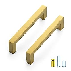 Ravinte 15 Pack Gold Cabinet Pulls 4-1/2 Inch