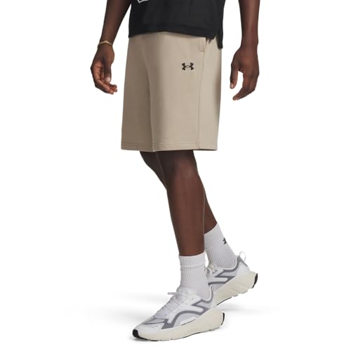 Under Armour Men's Rival Lightweight Shorts, (299) City Khaki / / Black, Large