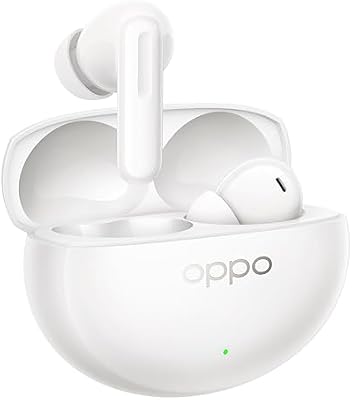 Auscultadores Enco Air5 Pro Bluetooth 6.0 com cancelamento ativo de ruído 55dB, bateria até 54h, som LHDC em alta resolução, baixa latência 94ms, IP55, branco