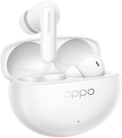 Auscultadores Enco Air5 Pro Bluetooth 6.0 com cancelamento ativo de ruído 55dB, bateria até 54h, som LHDC em alta resolução, baixa latência 94ms, IP55, branco