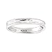 Silpada 'Stellar Stable' Stacking Ring in Hammered Sterling Silver, Size 6, Size 6