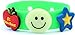 Four (4) of Softball Rubber Charms for Wristbands and Shoes Yellow