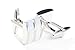 Digabi Fashion Rare Mother of Pearl Cufflinks for Men Shirts Gift Boxed