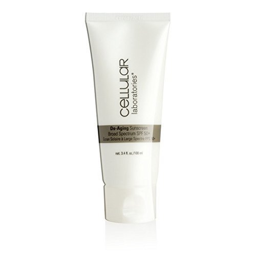 Cellular Laboratories De-aging Sunscreen Broad Spectrum SPF 50+ - Single Tube (3.4 Fl. Oz./100 Ml)