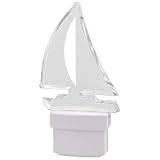 AmerTac 71074 Sailboat Night Light, White