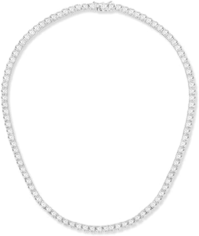 Amazon.com: SWAROVSKI Tennis Deluxe Necklace Cz White One Size