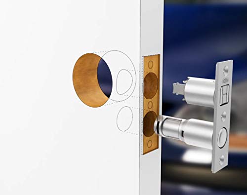 Keyed Pocket Sliding Door Lock CL4ENTR Matte Silver