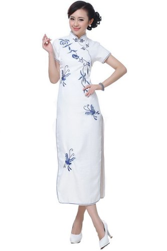 JTC Women's Wedding Dress Gown Cheongsam Qipao Party Dress
