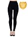 Womens Fleece Lined Leggings,High Waisted,Black,Strethy and Full Length