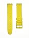 17mm YELLOW Replacement Watch Band for Standard Gents Swatch Watch