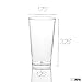 Ilyapa 3oz Plastic Dessert Cups - 50 Pack Mini Dessert Cups with Spoons - Clear Reusable Small Appetizer Cup for Cheesecake Shooters, Chocolate Mousse, Parfait - Party and Catering Supplies - Round