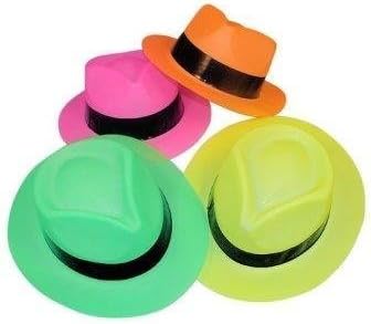 plastic fedora hats