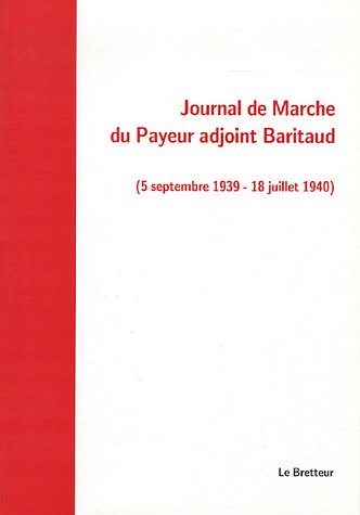 Journal de marche du payeur adjoint Baritaud