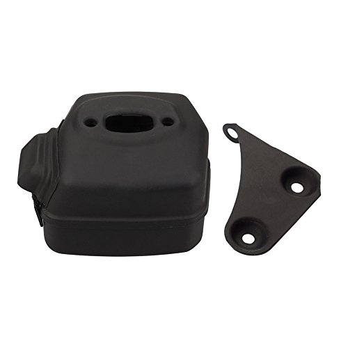 Panari 501766605 Exhaust Muffler + Bracket For Husqvarna 50 51 55 Rancher Chainsaw 501718801