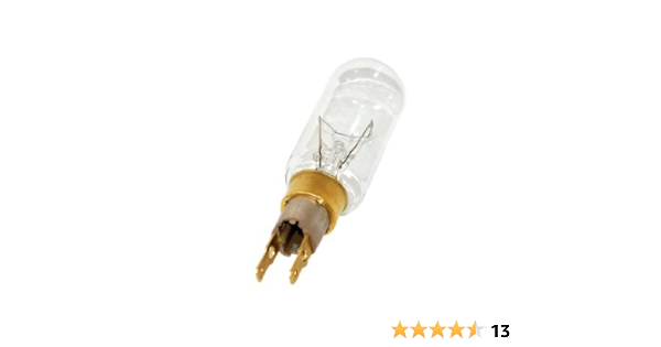 Whirlpool - Bombilla para frigorífico (40 W, 240 V, Tipo T)