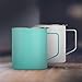 Maars Townie Insulated Coffee Mug, 14 oz | Double Wall Vacuum Sealed Camp Cup | 2 Pack - Mint