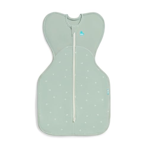 Love to Dream Swaddle UP, Baby Sleep Sack, 1.5 TOG, Self-Soothing, Longer Sleep, Snug Fit Helps Calm Startle Reflex, Newborn Essentials for Baby, Suitable for All Seasons, 8-13 lbs, Olive Twigs