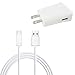 QC 2.0 (Qualcomm Quick Charge) 18W USB Wall Charger with Type C (USB-C) Fast Charging Sync Cable Cord for LG V20, G5, Sony Xperia XZ, X Compact, HP Elite X3 and HTC 10 (QC2.0 Type-C Pack)