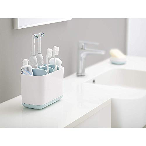 Toothbrush Caddy, Sam4shine Upgraded Bathroom Toothbrush Holder, Electric/Battery Toothbrush and Toothpaste Organizer Rack(Large) - Thumbnail 4
