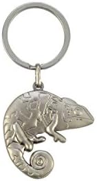Beautiful massive 3D Key Ring Tag made of metal - Mare with Foal