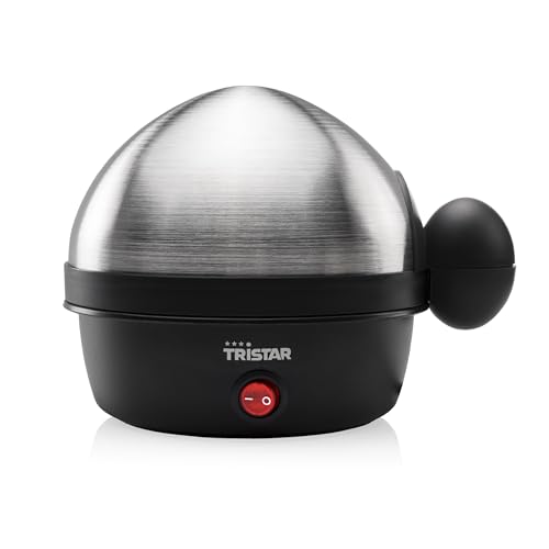 EK-3076 – Cocedor de huevos, para 7 huevos, color acero inoxidable