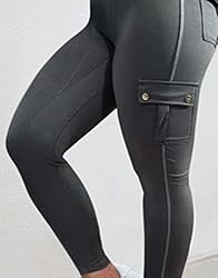 Flamingals Butt Lifting Leggings with Flap Pockets