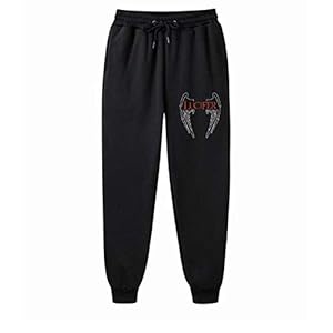AILIBOTE Lucifer Unisex Grafische Mode Broek Joggingbroek Mannen Vrouwen Fleece Gym Jogger