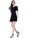 Aphratti Women's Short Sleeve Peter Pan Collar Cute Skater Dress Fit and Flare A-Line Casual Dresses
