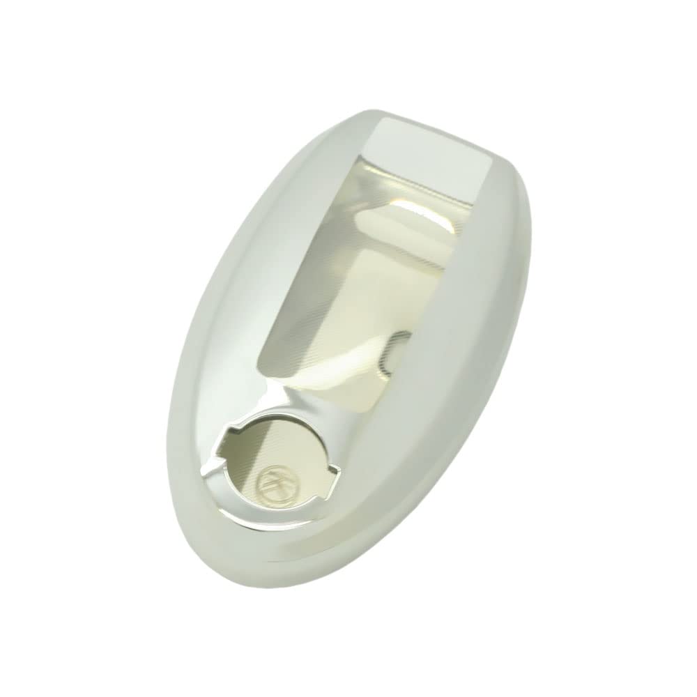 BROVACS Soft TPU Case Shell Cover Protector Holder Compatible with NISSAN Altima Armada Maxima Murano Pathfinder Rogue Smart Remote Key Fob 2 3 4 5 6 Button SV9504 Silver