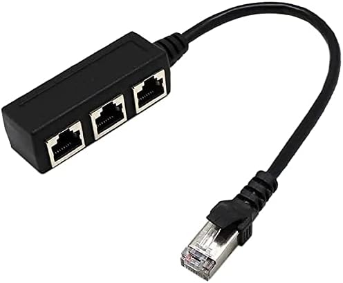 سعر محول مقسم RJ45 ، RJ45 أنثى 1 إلى 2 منفذ أنثى محول مأخذ واجهة كابل ...