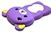 BUKIT CELL (TM) PURPLE Bear 3D Cartoon Soft Silicone Skin Case Cover for IPOD TOUCH 4 4G 4TH GENERATION + Free Screen Protector + Free METALLIC Detachable Touch Screen STYLUS PEN with Anti Dust Plug [bundle - 4 items: case, cloth, stylus pen and screen protector]