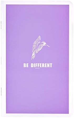 Be Different Classic - Softcover Unruled Journal Notebook: 7x4" / 17x11 cm