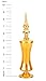 NileCart™ Egyptian Perfume Bottle large size 9 in. honey color handmade in Egypt For your perfume, essential oils, Egyptian decoration or party table centerpiece