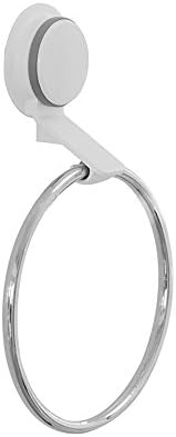 Garbath Bathroom Wall Mount Suction Cup Towel Ring Hooks, 265003