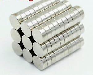 Perfect Magnets Nickel Coated Magnet Dia. 10mm x 5mm Thk. - 15 Pcs.