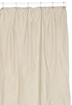 Carnation Home Fashions Hotel Collection, Vinyl Shower Curtain /Liner Linen, 72 inch x 72 inch