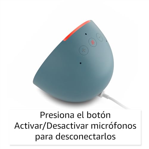 Amazon Echo Pop (modelo más reciente): nuestra bocina más pequeña que se adapta a cualquier habitación (negro), con el Acceso Anticipado de Alexa+