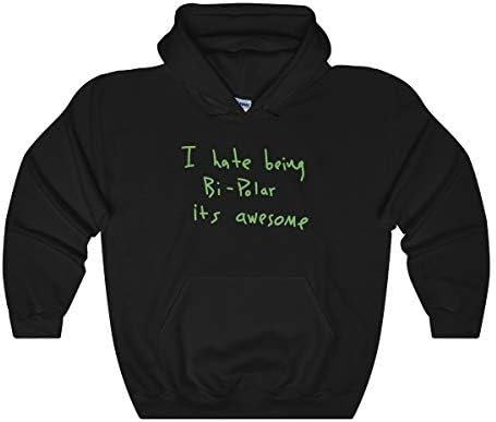 I Hate Being Bi-Polar It's Awesome Kanye West Ye 2018 Album Cover Wyoming Merch Unisex Heavy Blend Hooded Sweatshirt