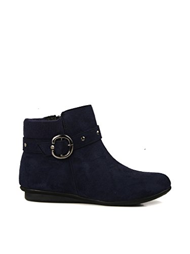 bruno manetti women suede navy boots