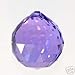 40mm Vintage Crystal Purple Feng Shui Ball