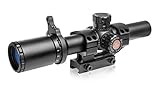 TRUGLO TRU-Brite 30 Series Illuminated Tactical Rifle Scope - Includes Scope Mount, 1-6 x 24mm